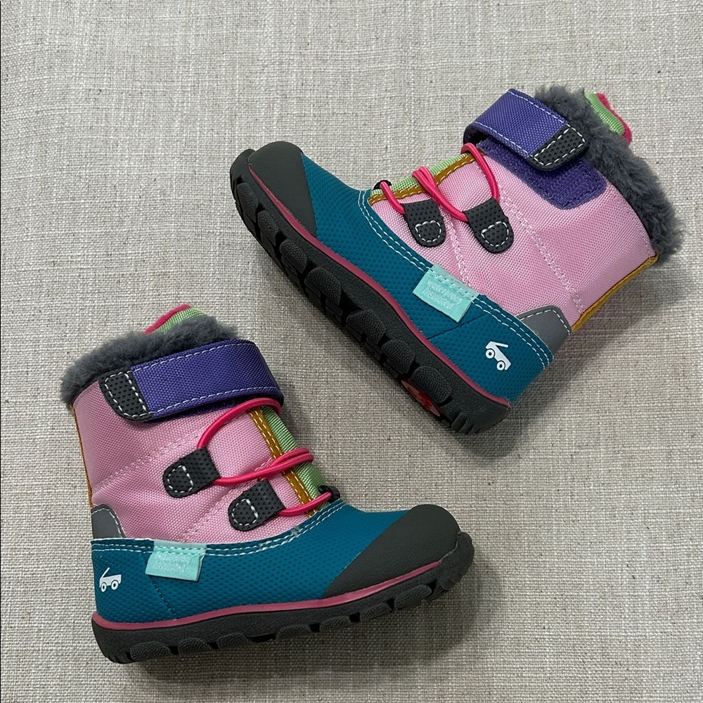 See Kai Run Gilman Boots Kids 5 Colorful Waterproof Thinsulate Snow/Rain